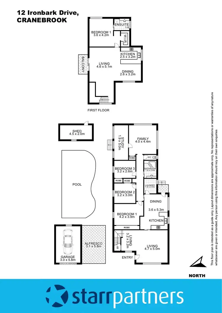Floorplan of Homely house listing, 12 Ironbark Drive, Cranebrook NSW 2749