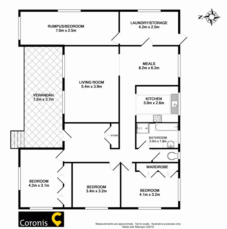 Floorplan of Homely house listing, 80A Hogg Street, Rockville QLD 4350