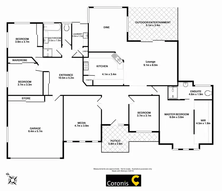 Floorplan of Homely house listing, 24 Bennett Street, Kleinton QLD 4352
