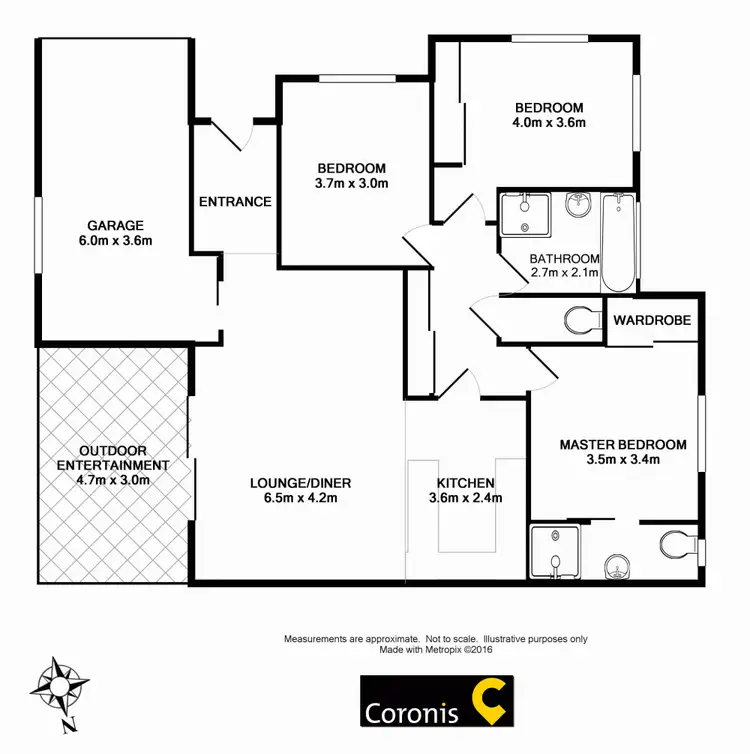 Floorplan of Homely unit listing, 2/5 Taragon Drive, Glenvale QLD 4350