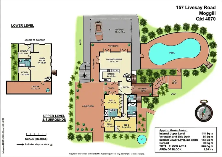 Floorplan of Homely house listing, 157 Livesay Road, Moggill QLD 4070