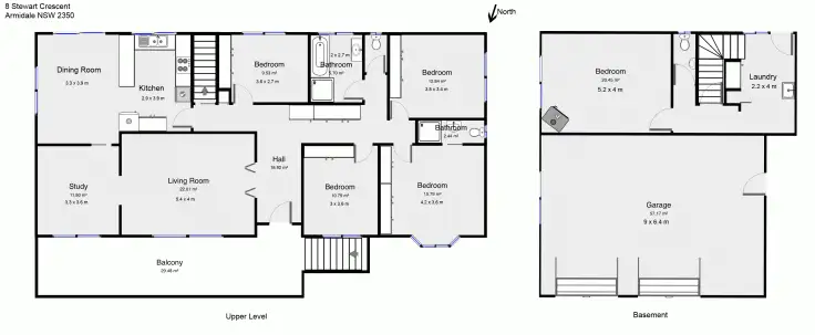 Floorplan of Homely house listing, 8 Stewart Crescent, Armidale NSW 2350