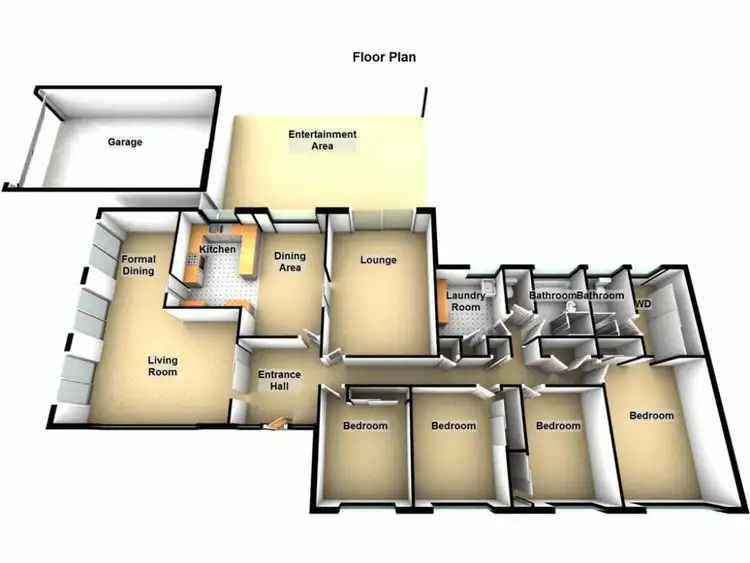 Floorplan of Homely house listing, 16 Banyan Street, Bellbowrie QLD 4070
