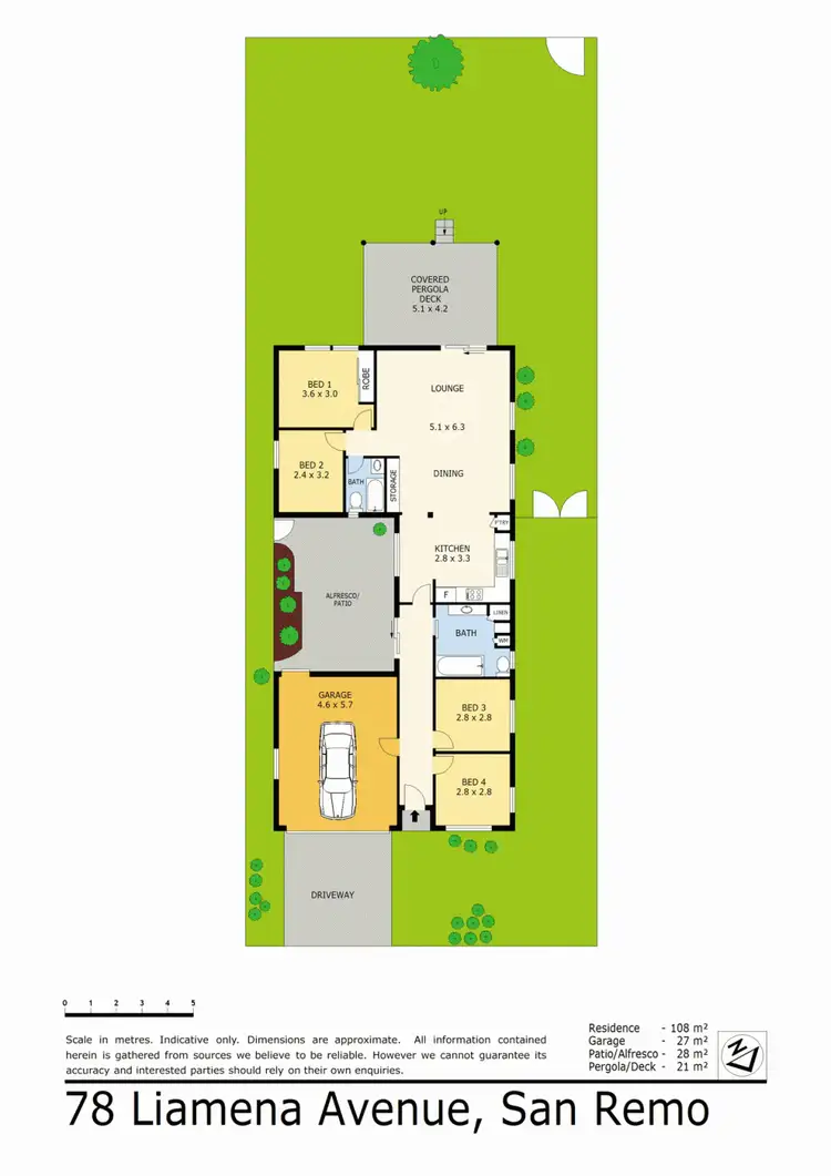 Floorplan of Homely house listing, 78 Liamena Avenue, San Remo NSW 2262
