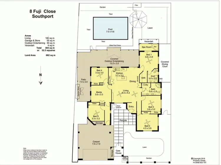 Floorplan of Homely house listing, 8 Fuji Close, Southport QLD 4215