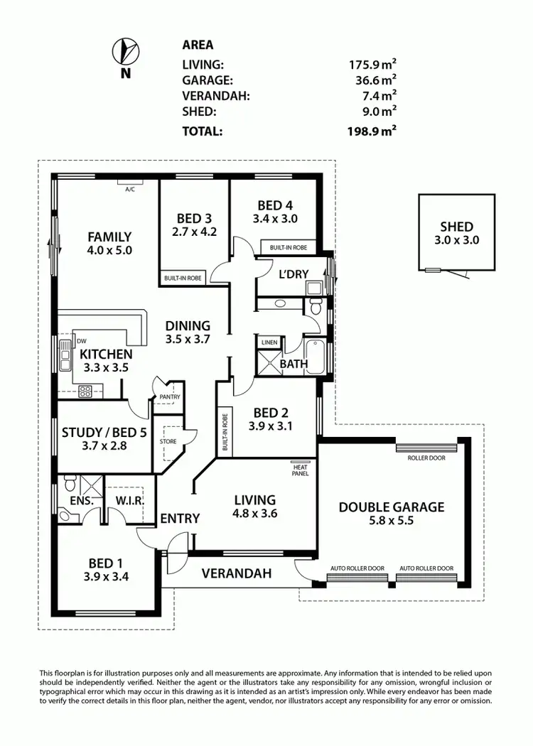 Floorplan of Homely house listing, 22 O'Donnell Drive, Littlehampton SA 5250