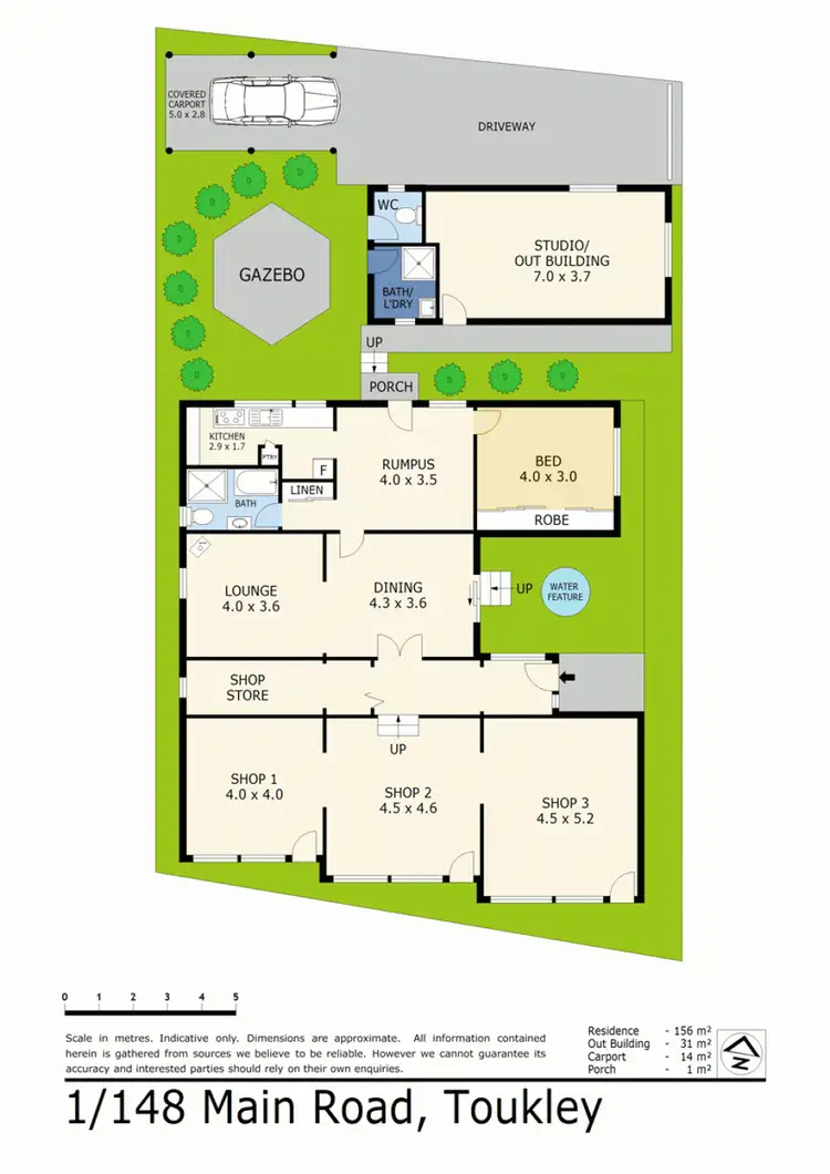 Floorplan of Homely house listing, 1/148 Main Road, Toukley NSW 2263