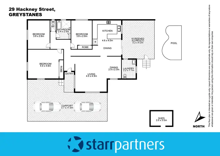 Floorplan of Homely house listing, 29 Hackney Street, Greystanes NSW 2145