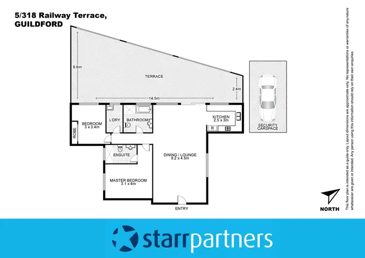 Floorplan of Homely unit listing, 5/318 Railway Terrace, Guildford NSW 2161