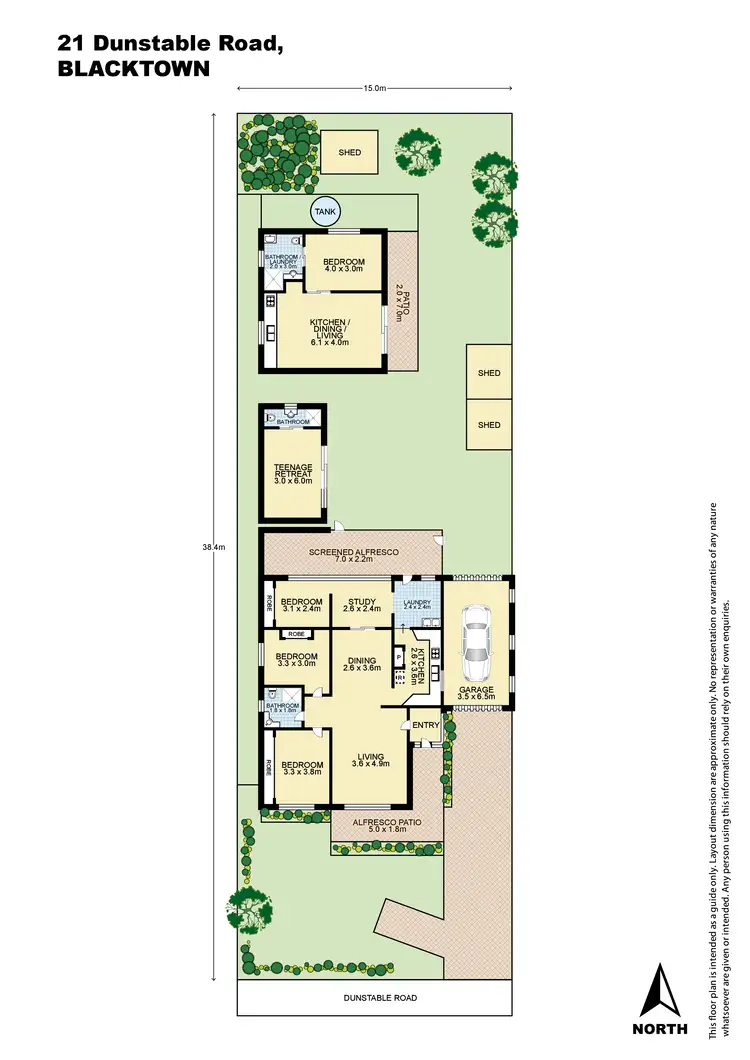 Floorplan of Homely house listing, 21 Dunstable Road, Blacktown NSW 2148