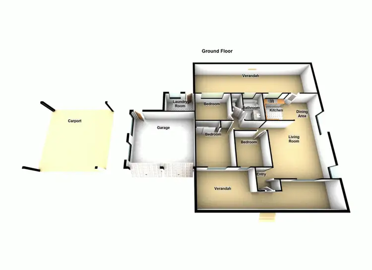 Floorplan of Homely rural property listing, 19 Goshawk Court, Caboolture QLD 4510