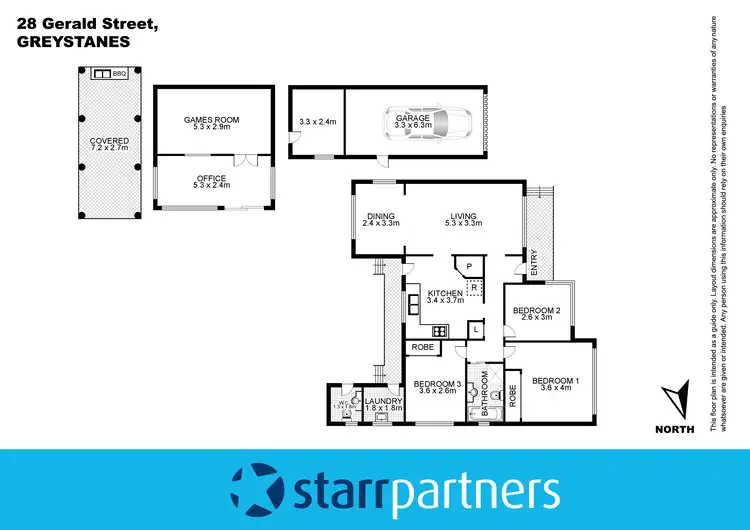 Floorplan of Homely house listing, 28 Gerald Street, Greystanes NSW 2145