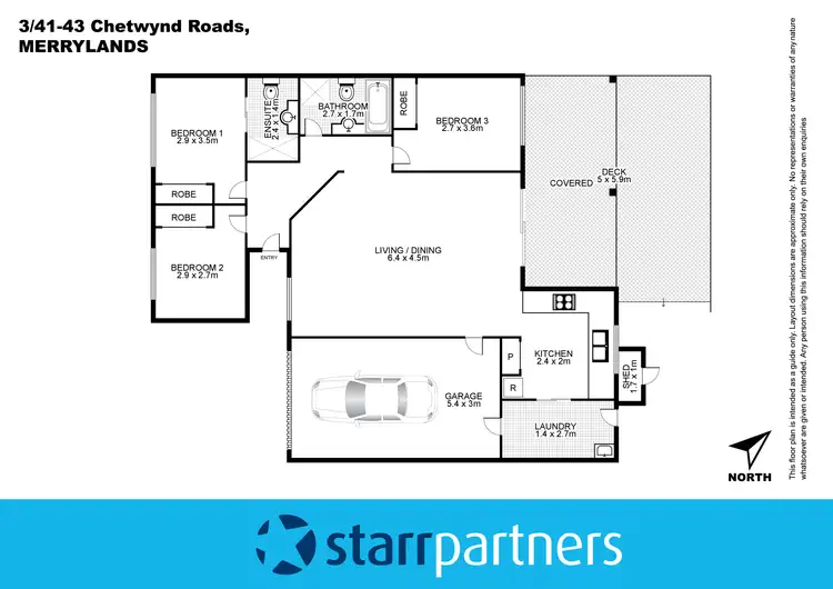 Floorplan of Homely villa listing, 3/41-43 Chetwynd Road, Merrylands NSW 2160