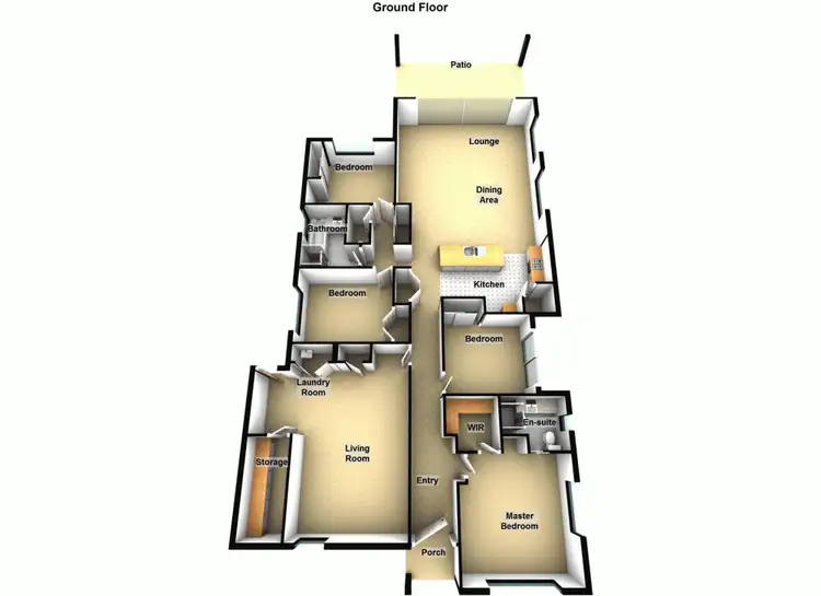 Floorplan of Homely house listing, 6 Birdwing Crescent, Kallangur QLD 4503