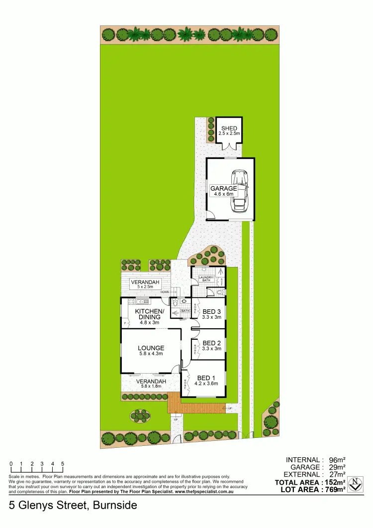 Floorplan of Homely house listing, 5 Glenys Street, Burnside QLD 4560