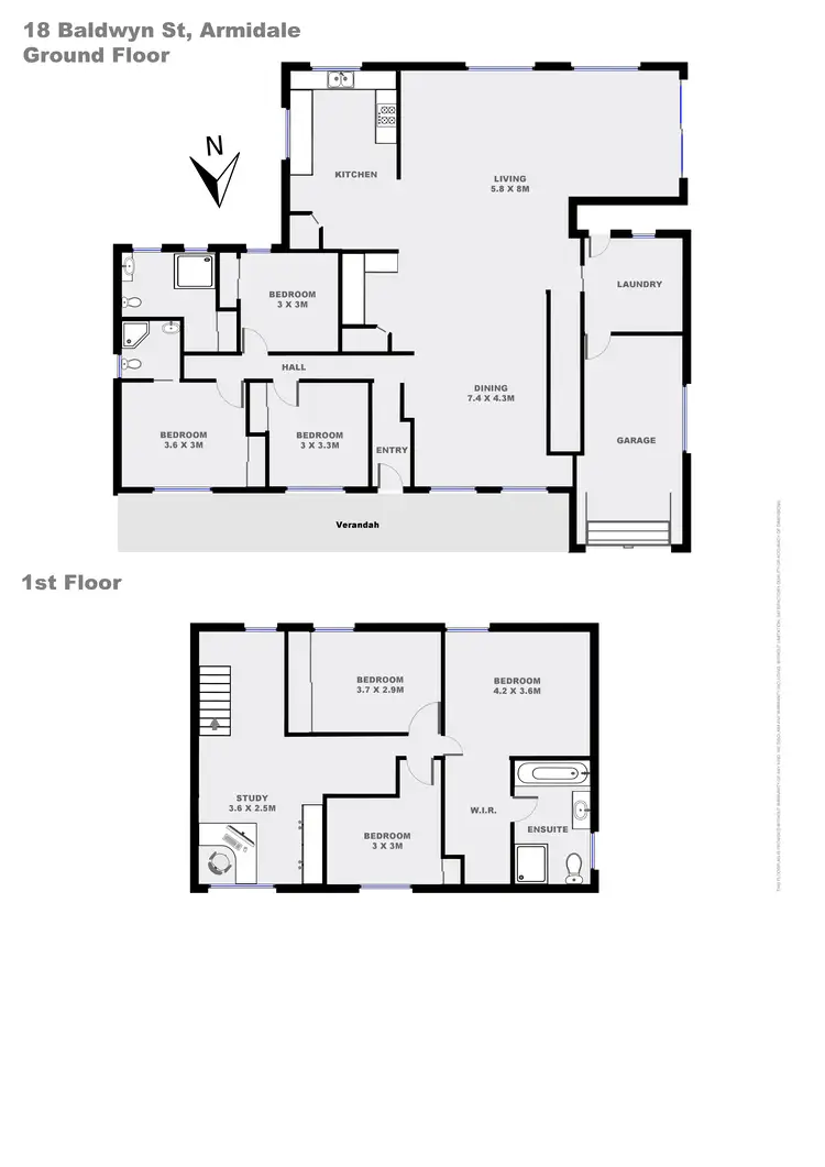 Floorplan of Homely house listing, 18 Baldwyn Street, Armidale NSW 2350
