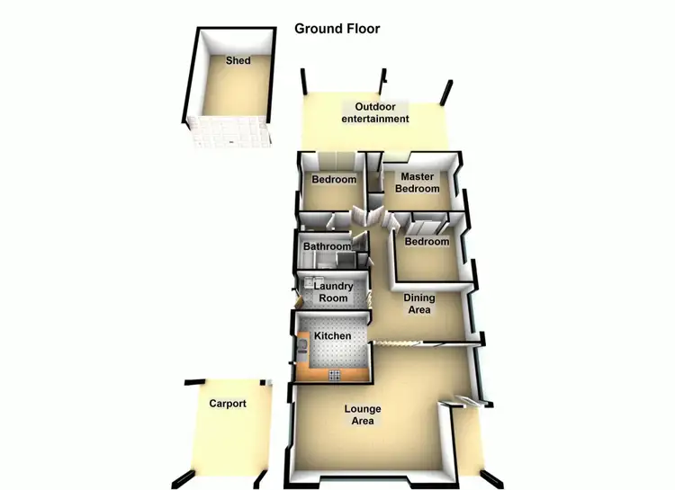 Floorplan of Homely house listing, 12 Oriole Crescent, Slacks Creek QLD 4127