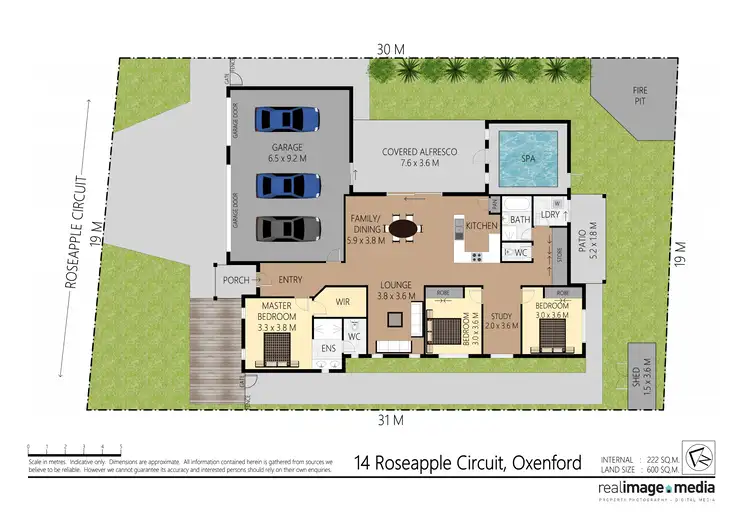 Floorplan of Homely house listing, 14 Roseapple Circuit, Oxenford QLD 4210