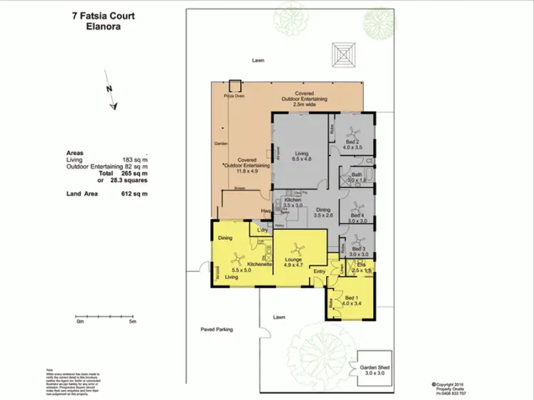 Floorplan of Homely house listing, 7 Fatsia Court, Elanora QLD 4221