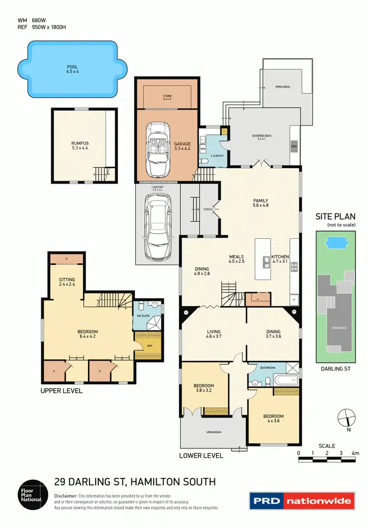 Floorplan of Homely house listing, 29 Darling St, Hamilton South NSW 2303