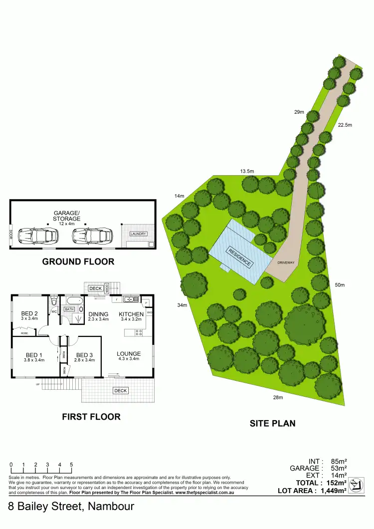 Floorplan of Homely house listing, 8 Bailey Street, Nambour QLD 4560