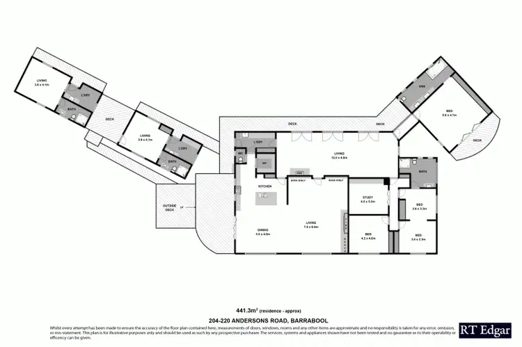 Floorplan of Homely rural property listing, 204-208 Andersons Road, Barrabool VIC 3221