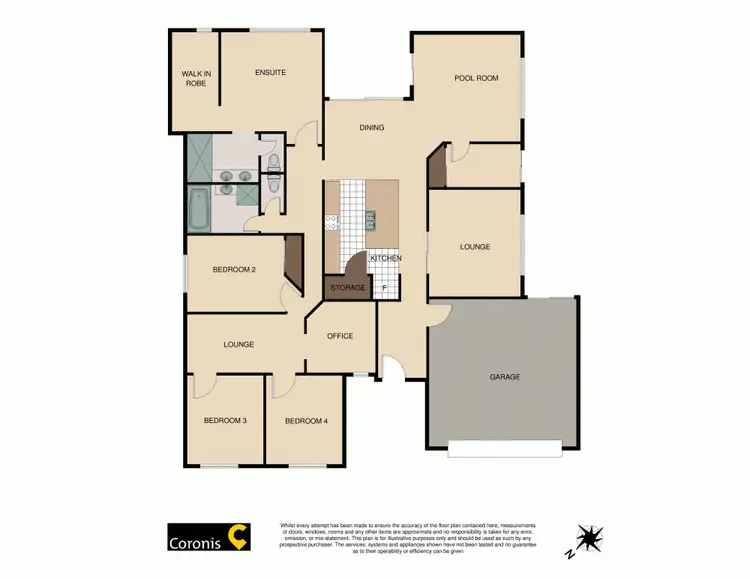 Floorplan of Homely house listing, 13 Gordon Drive, Bellbird Park QLD 4300