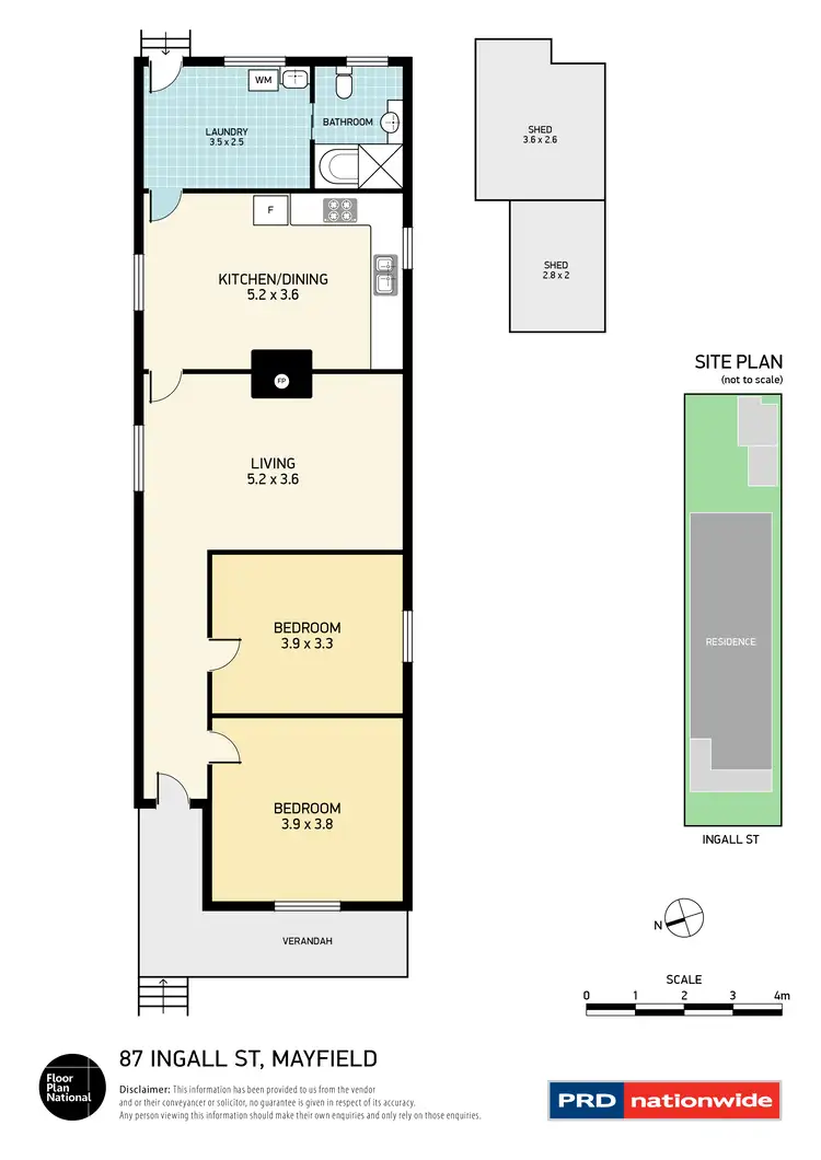 Floorplan of Homely house listing, 87 Ingall Street, Mayfield NSW 2304
