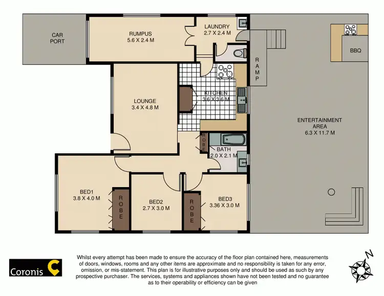 Floorplan of Homely house listing, 10C Esmond Street, Rockville QLD 4350