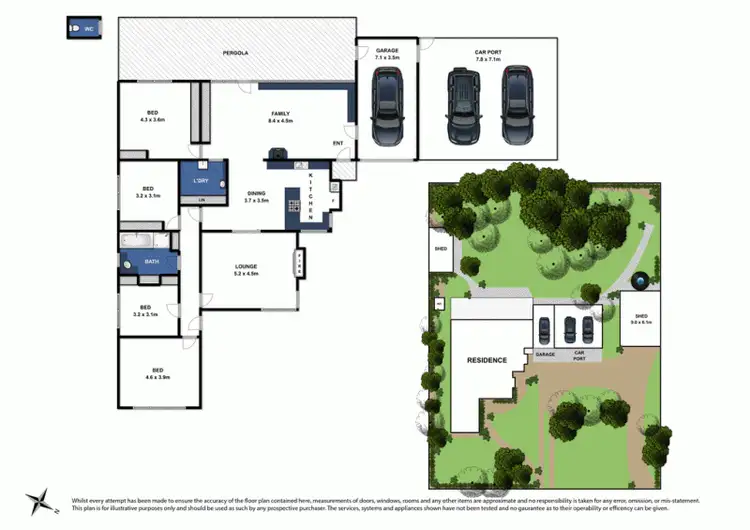 Floorplan of Homely house listing, 802-804 Hendy Main Rd, Moriac VIC 3240