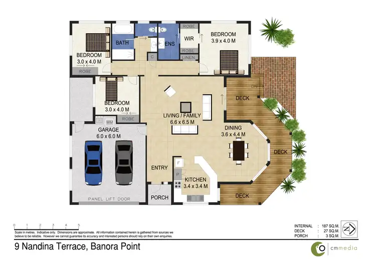 Floorplan of Homely house listing, 9 Nandina Terrace, Banora Point NSW 2486