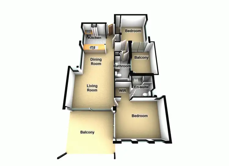 Floorplan of Homely unit listing, 6/48 Hows Road, Nundah QLD 4012