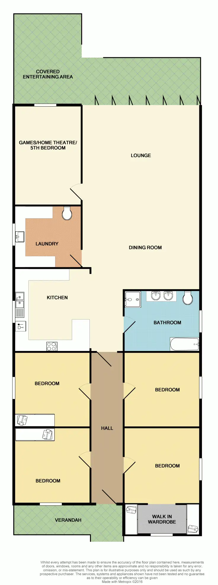 Floorplan of Homely house listing, 16 Fitzroy Street, Mayfield NSW 2304
