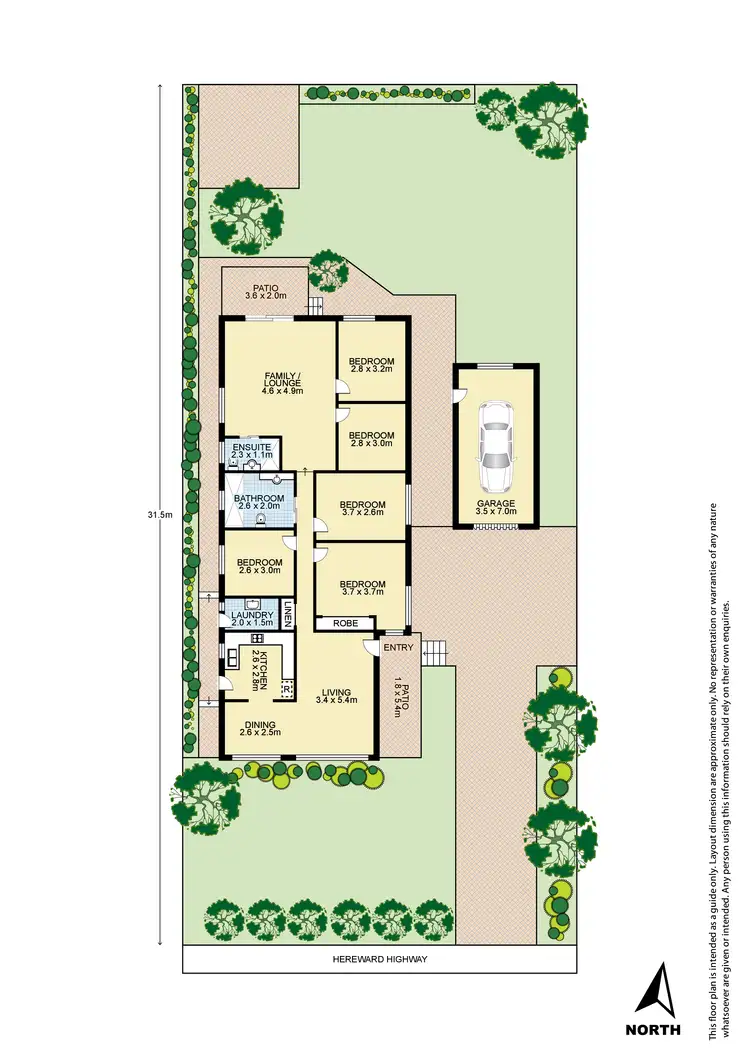 Floorplan of Homely house listing, 72 Hereward Highway, Blacktown NSW 2148