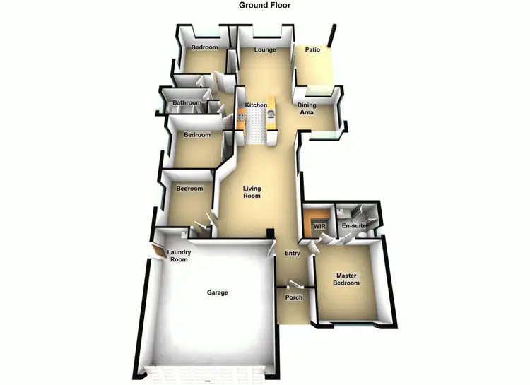 Floorplan of Homely house listing, 21 Sandstone Boulevard, Ningi QLD 4511