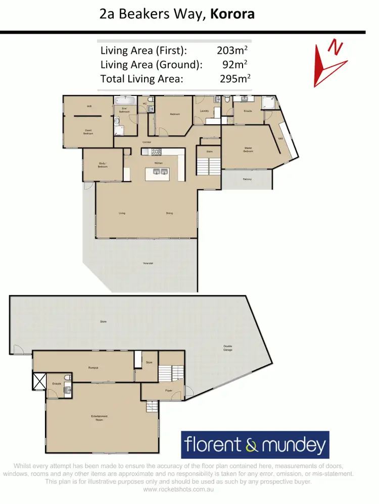 Floorplan of Homely house listing, 2A Breakers Way, Korora NSW 2450