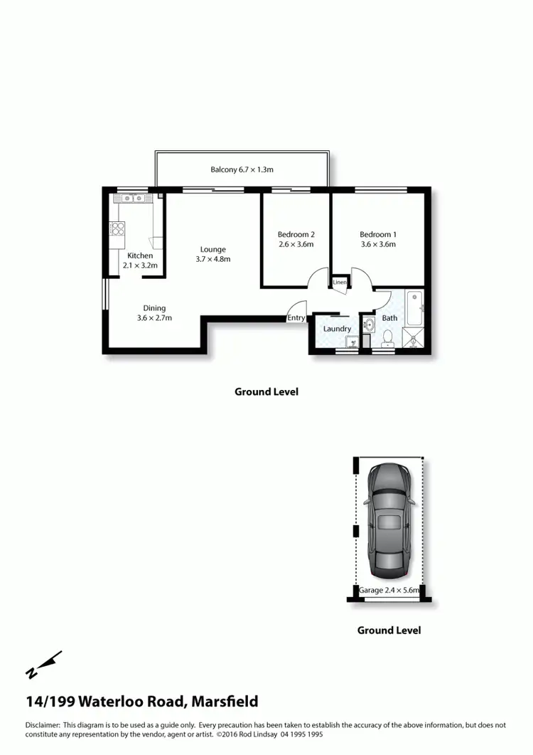 Floorplan of Homely apartment listing, 14/199 Waterloo Road, Marsfield NSW 2122