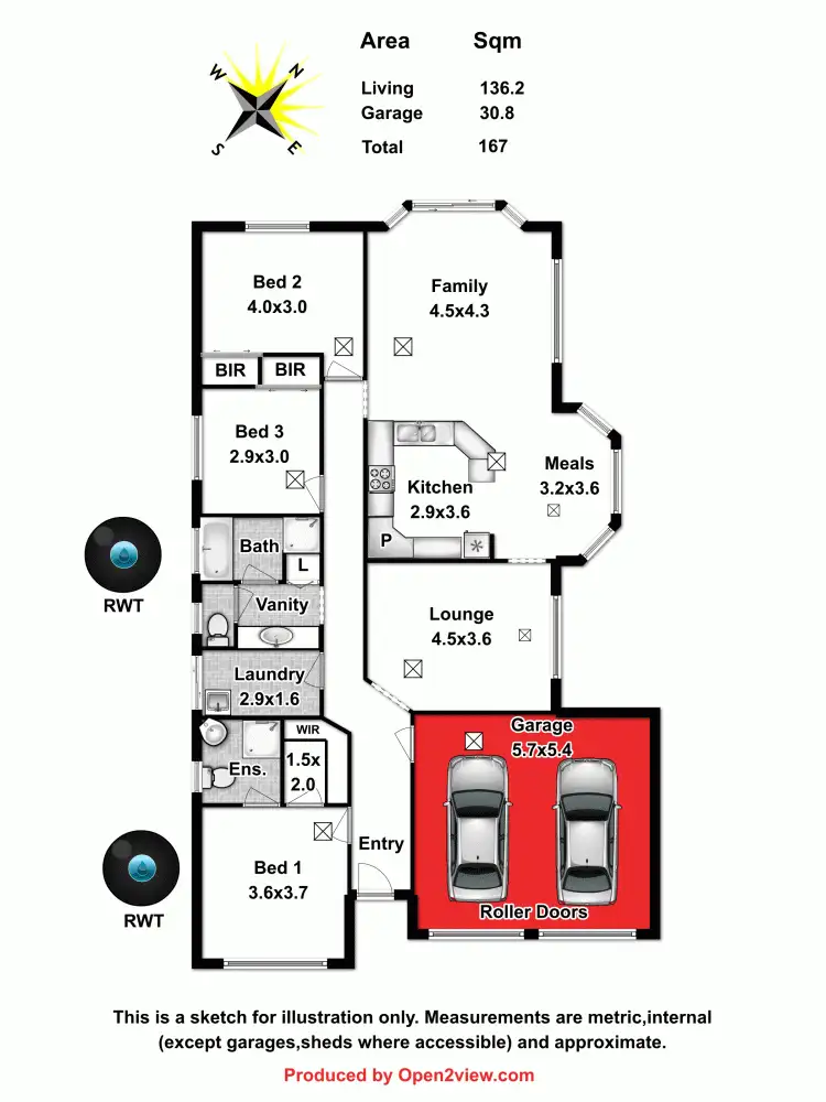 Floorplan of Homely house listing, 1 Hoadley Street, Salisbury North SA 5108