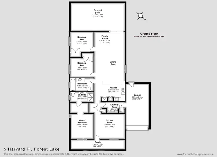 Floorplan of Homely house listing, 5 Harvard Place, Forest Lake QLD 4078