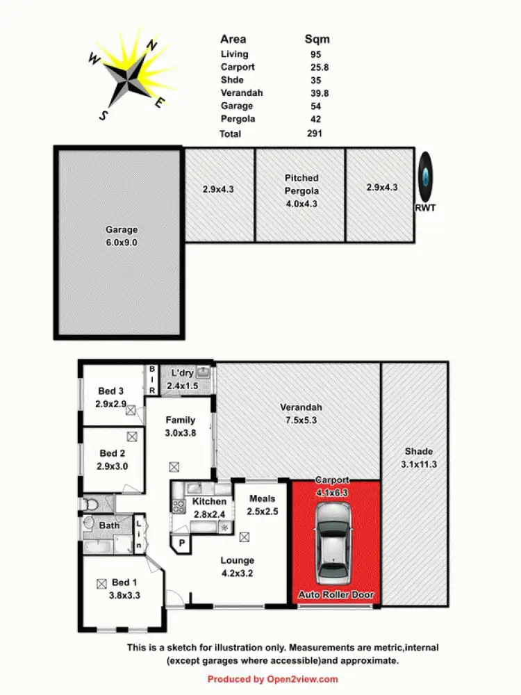 Floorplan of Homely house listing, 57 Lyndon Road, Paralowie SA 5108