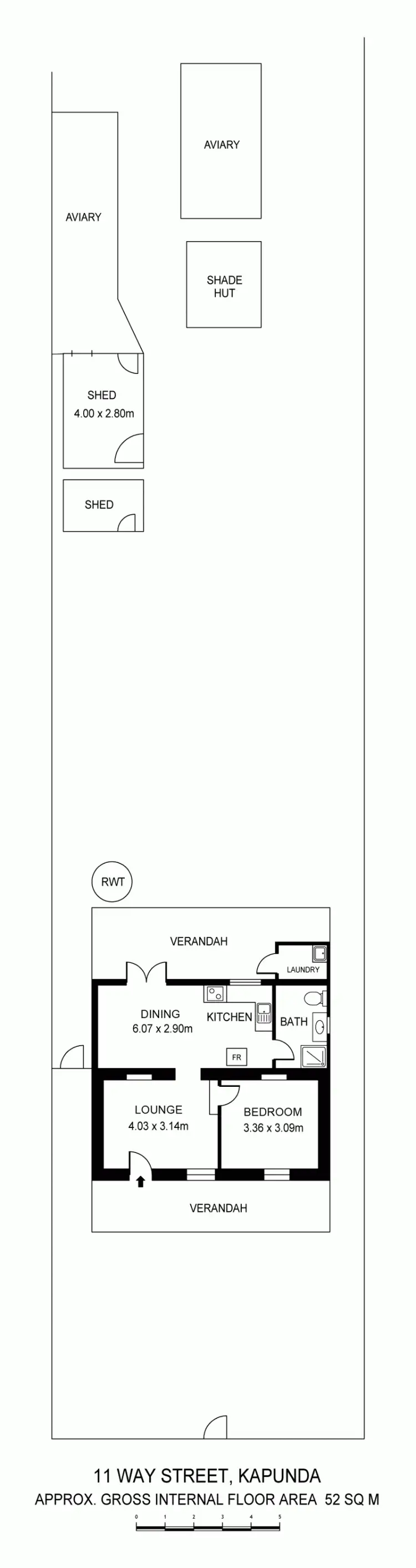Floorplan of Homely house listing, 11 Way Street, Kapunda SA 5373