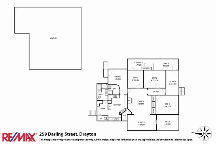 Floorplan of Homely house listing, 259 Darling Street, Drayton QLD 4350
