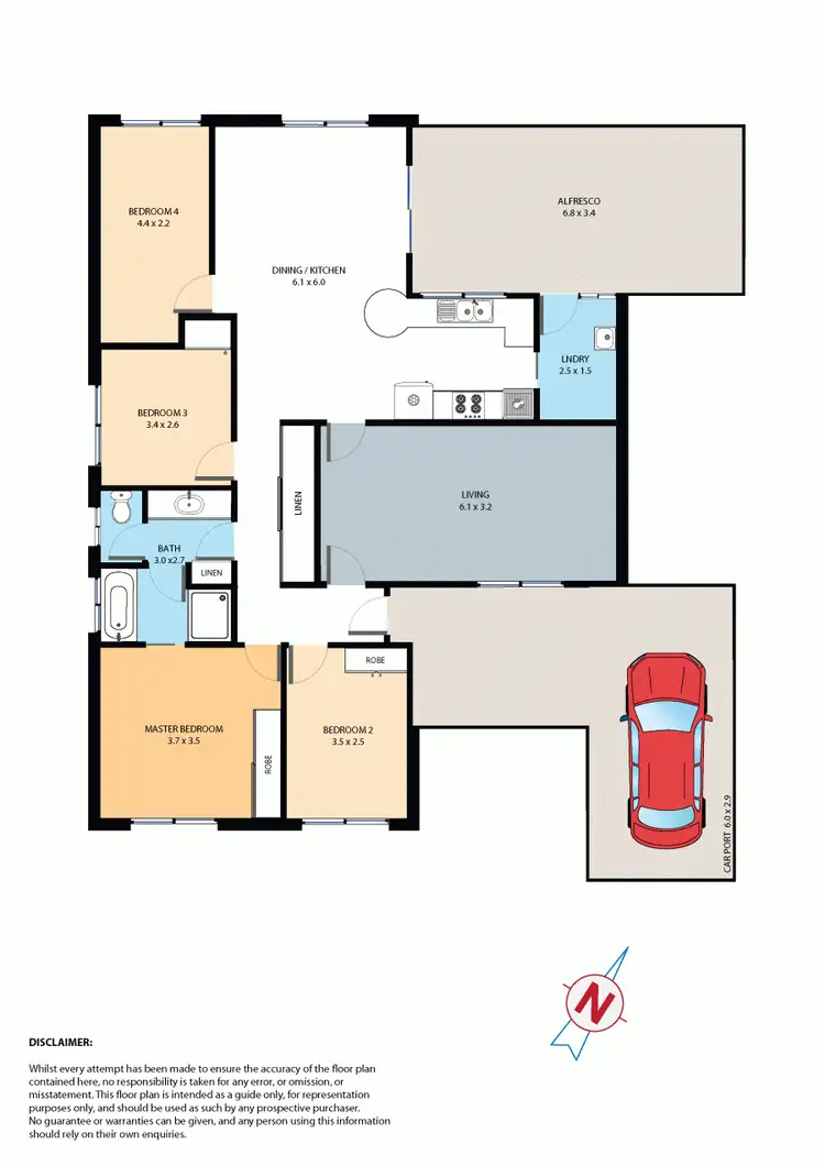 Floorplan of Homely house listing, 8 Nydeggar Avenue, Glenwood NSW 2768
