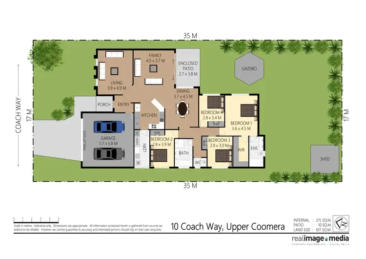 Floorplan of Homely house listing, 10 Coach Way, Upper Coomera QLD 4209