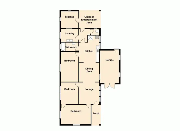 Floorplan of Homely house listing, 27 Weaber Street, Clontarf QLD 4019