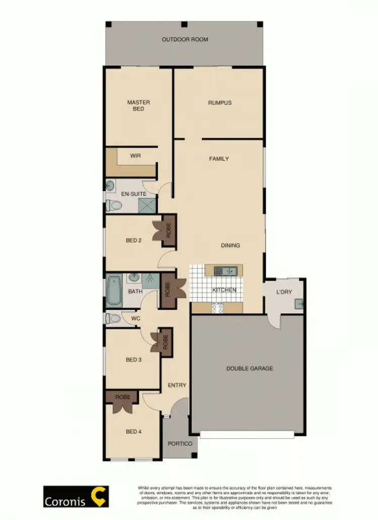 Floorplan of Homely house listing, 43 Amber Drive, Caloundra West QLD 4551