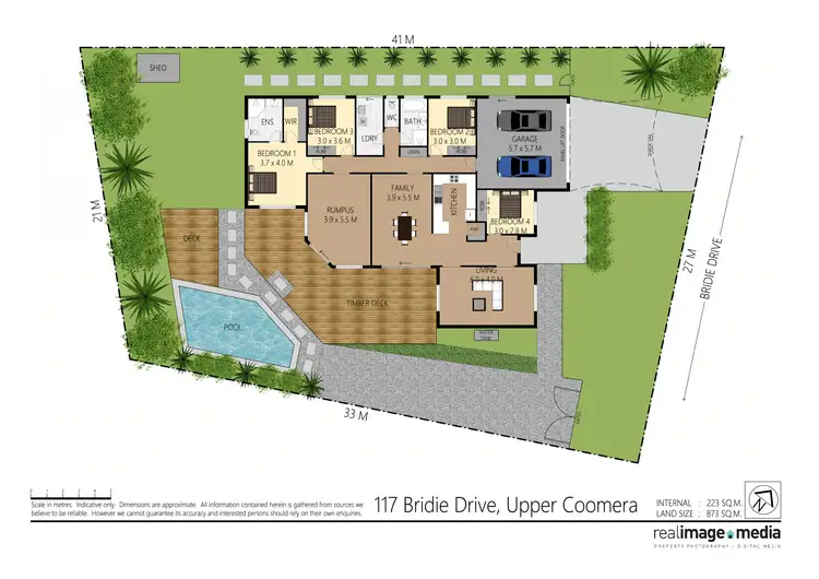 Floorplan of Homely house listing, 117 Bridie Drive, Upper Coomera QLD 4209