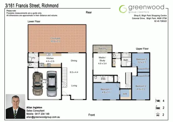 Floorplan of Homely house listing, 3/161 Francis Street, Richmond NSW 2753