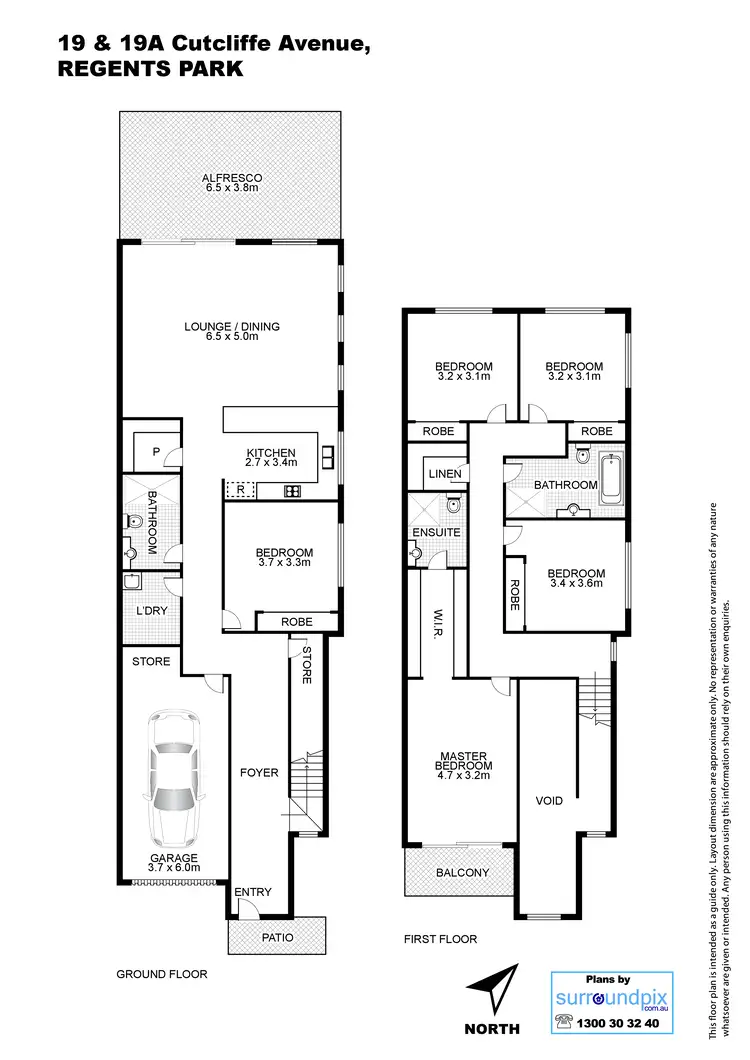 Floorplan of Homely house listing, 19A Cutcliffe Ave, Regents Park NSW 2143