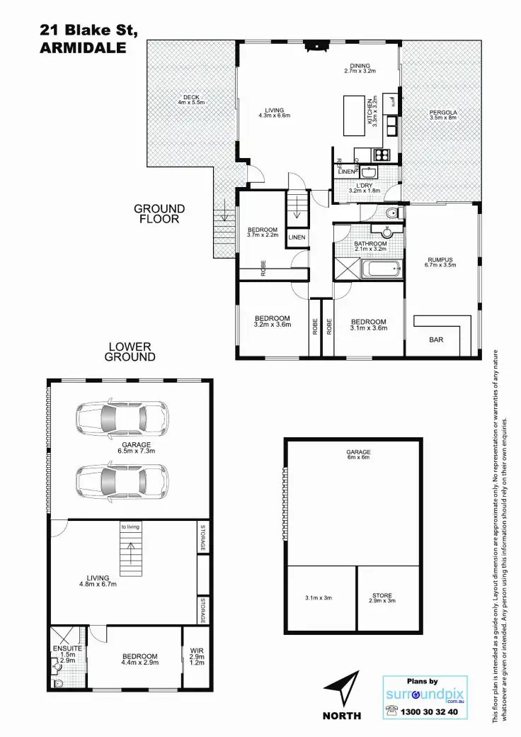 Floorplan of Homely house listing, 21 Blake Street, Armidale NSW 2350